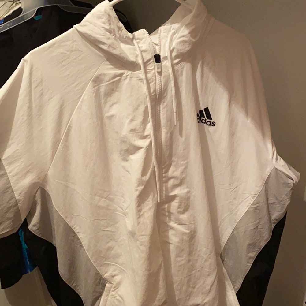 Adidas black and white jacket